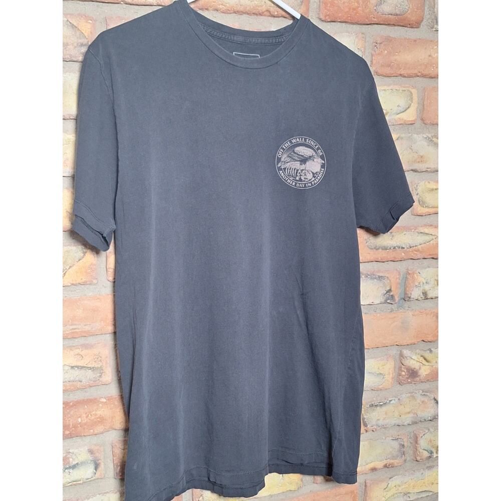 Vans Off The Wall Another Day in Paradise Graphic Tee Black Medium - Picture 3 of 7